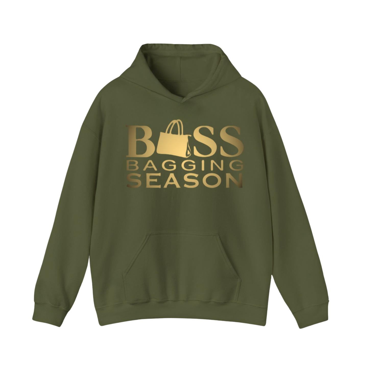 (Puff Chrome Gold) Boss Bagging Season Hoodie