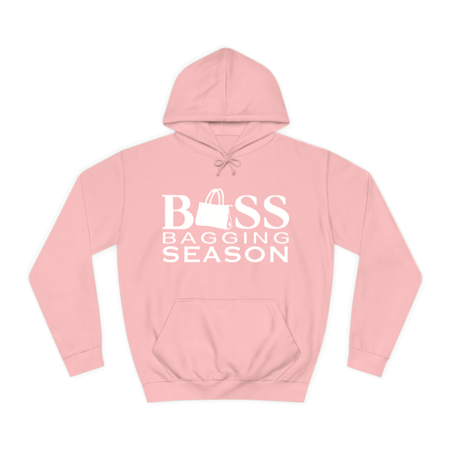 Boss Bagging Season Hooded Sweatshirt (White Print )